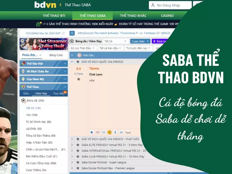Saba Thể thao Bdvn